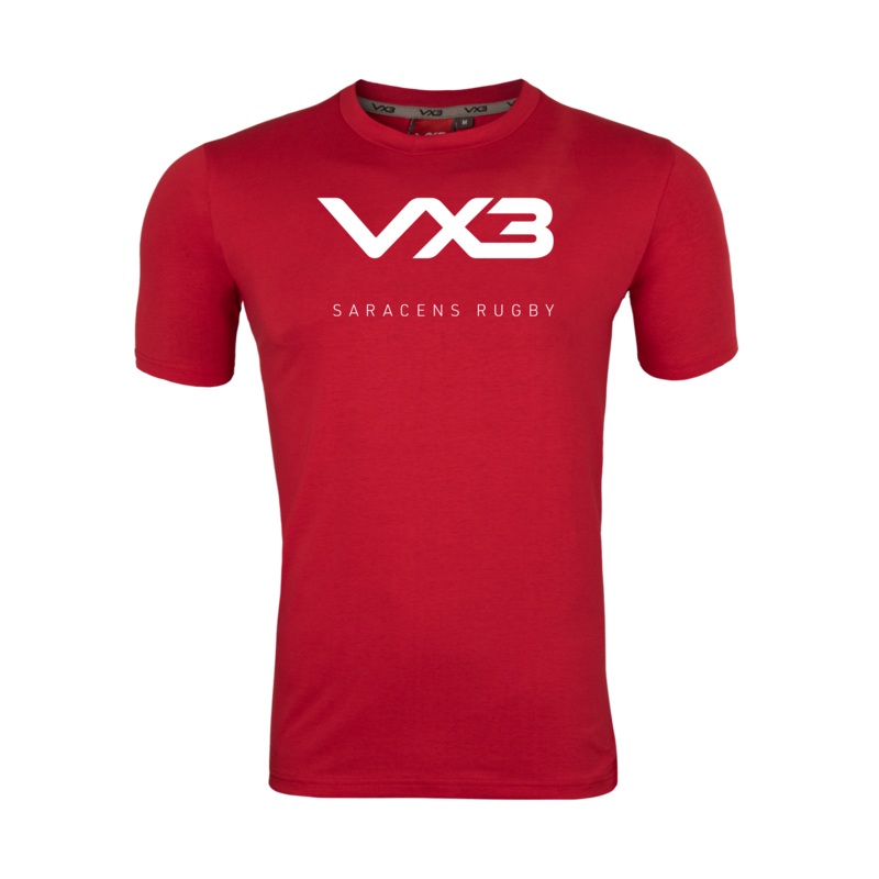 Cardiff Saracens RFC Red Womens Invicta Tee