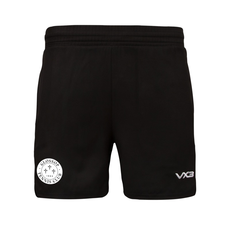 Glossop Tennis Club Black Ludus Gym Shorts