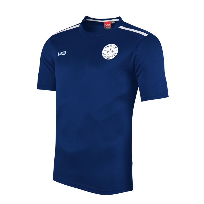 Glossop Tennis Club Navy Fortis Tee