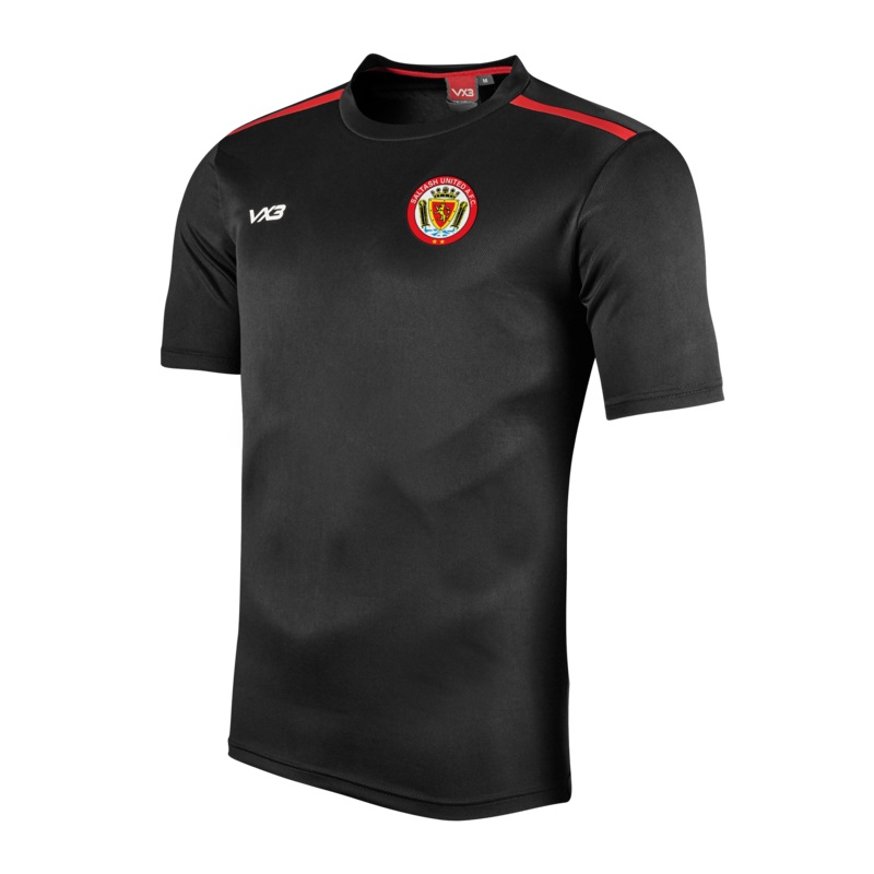 Saltash United SNR Black Fortis Tee