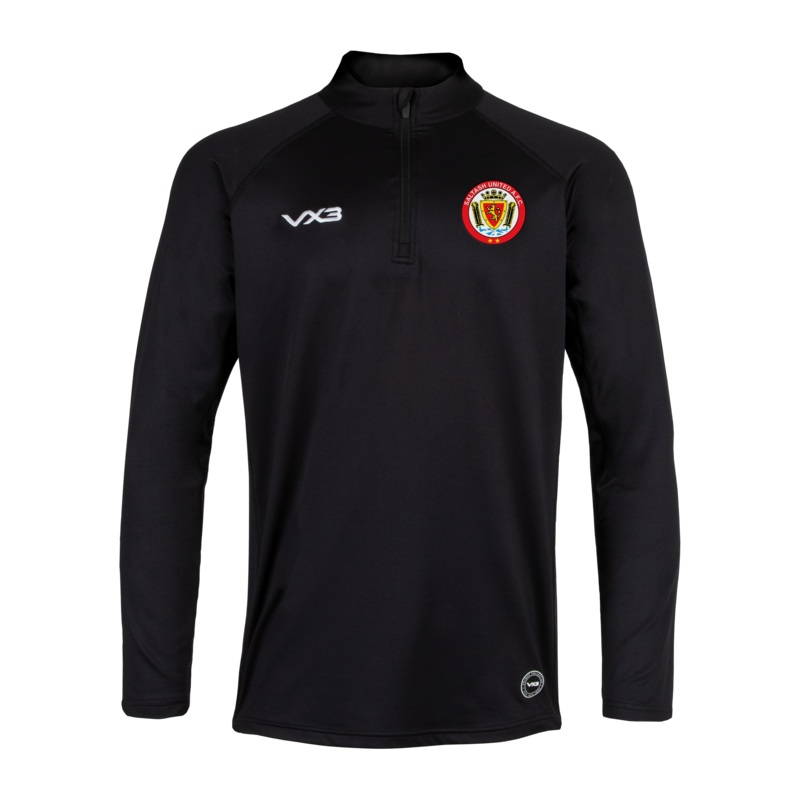 Saltash United SNR Black Primus Quarter Zip