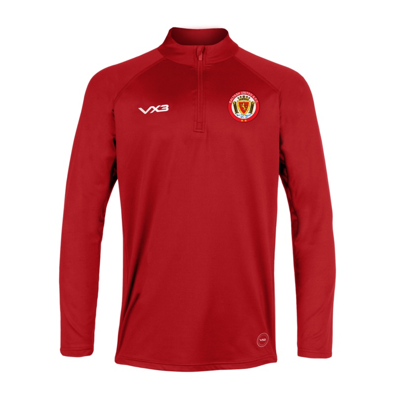 Saltash United SNR Red Primus Quarter Zip