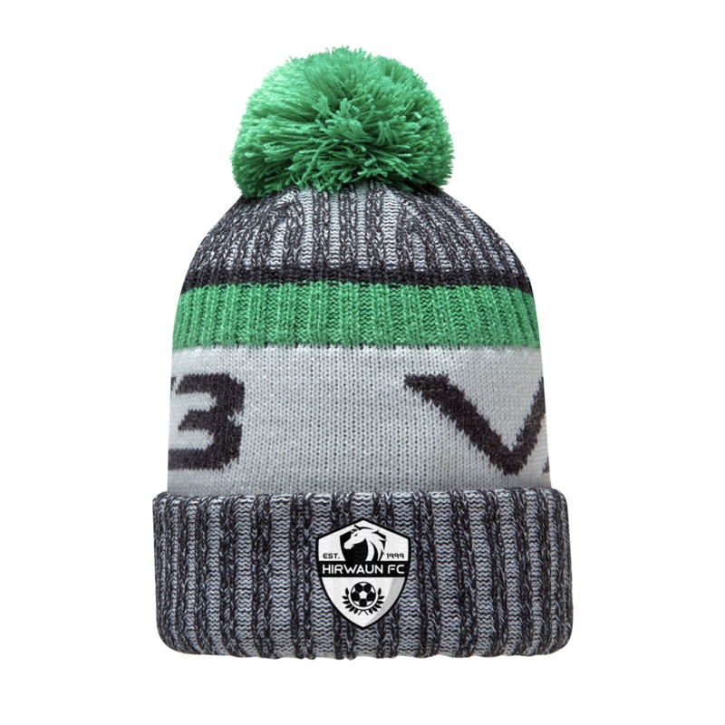 Hirwaun FC Fleece-Lined Bobble Hat