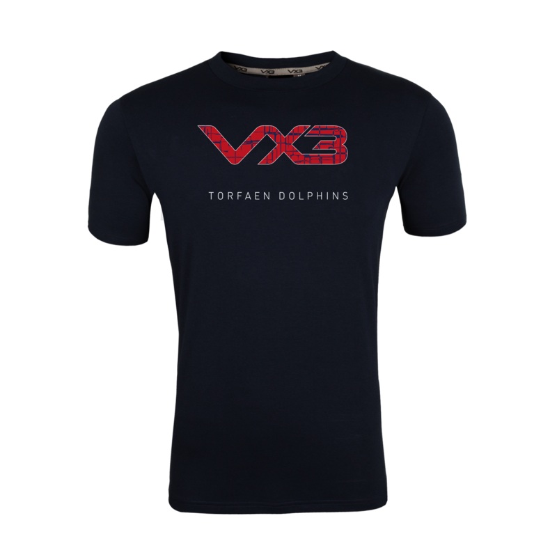 Torfaen Dolphins Navy Invicta Club Tee