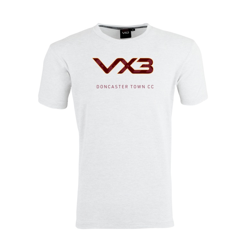 Doncaster Town Cricket Club White Invicta Club Tee