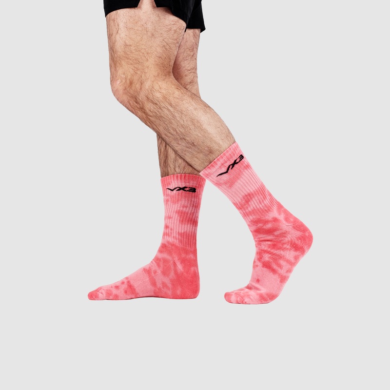 Arizona Tie Dye Socks- Sonoran/Navajo Pink