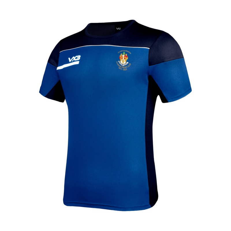 Clevedon Cricket Club Opus Tee Youth - Royal Navy