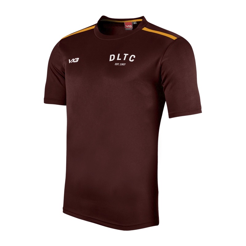 Dulwich Lawn Tennis Club Maroon Fortis Tee