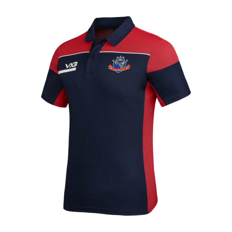 Cascade YC Opus Polo - Navy Red