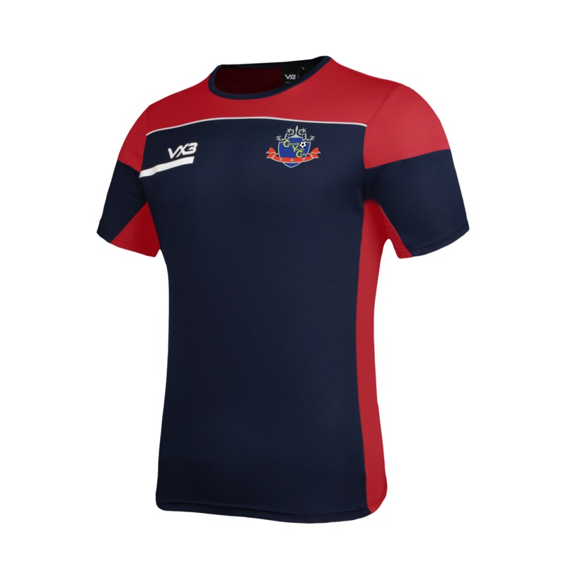 Cascade YC Opus Tee - Navy Red