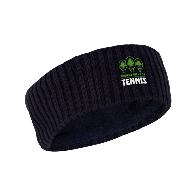 Formby Village Tennis Club Knitted Headband