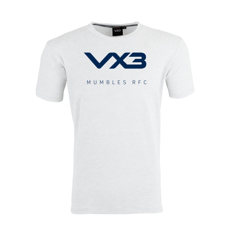 Mumbles RFC White Invicta Tee