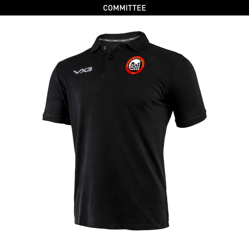 Saltash United Juniors Committee Primus Polo Shirt - Black