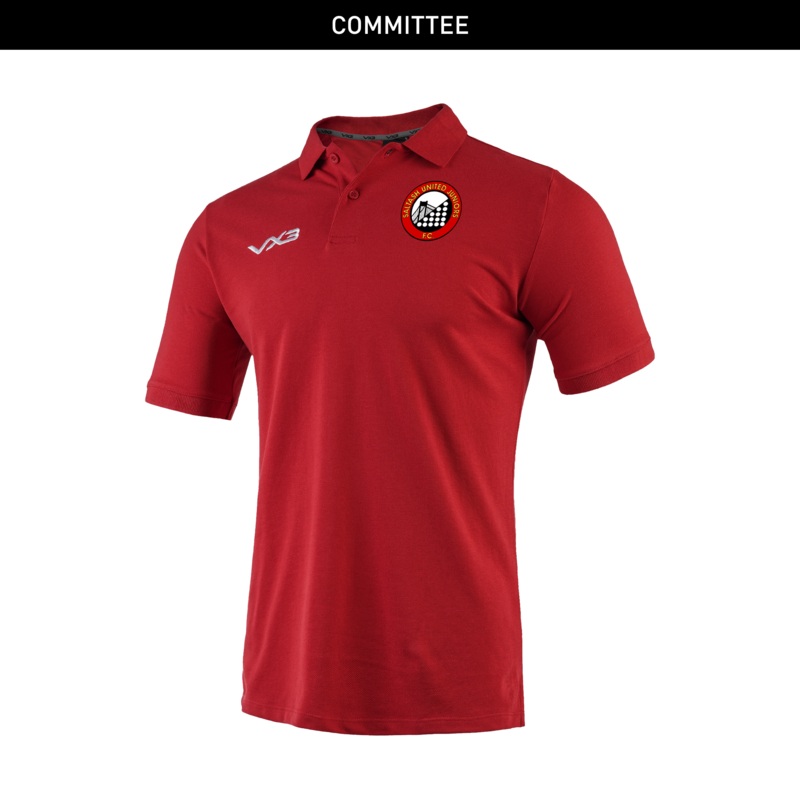 Saltash United Juniors Committee Primus Polo Shirt - Red