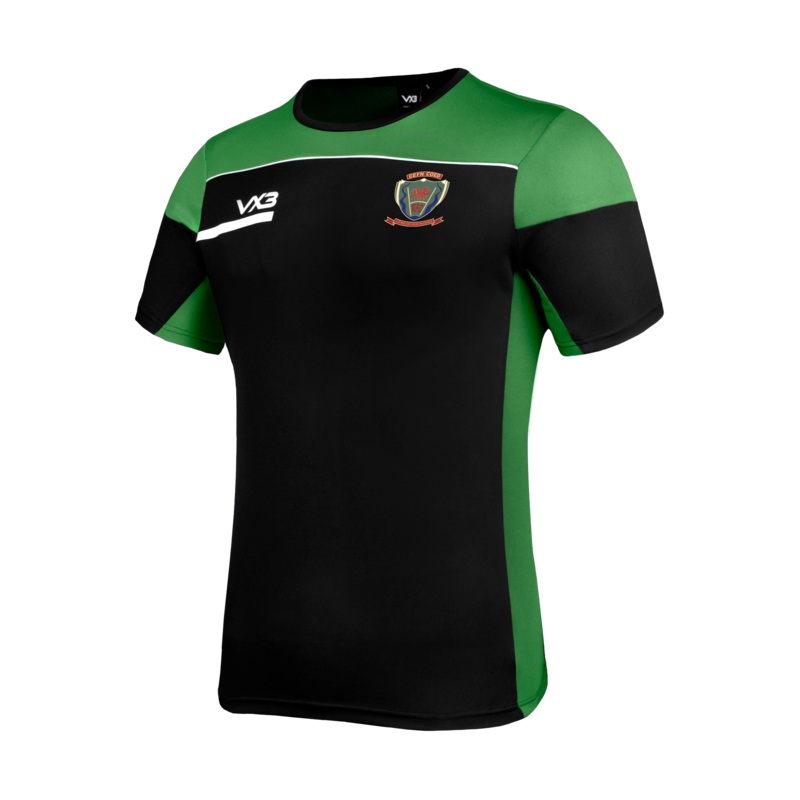 Cefn Coed RFC Opus Tee - Black Emerald