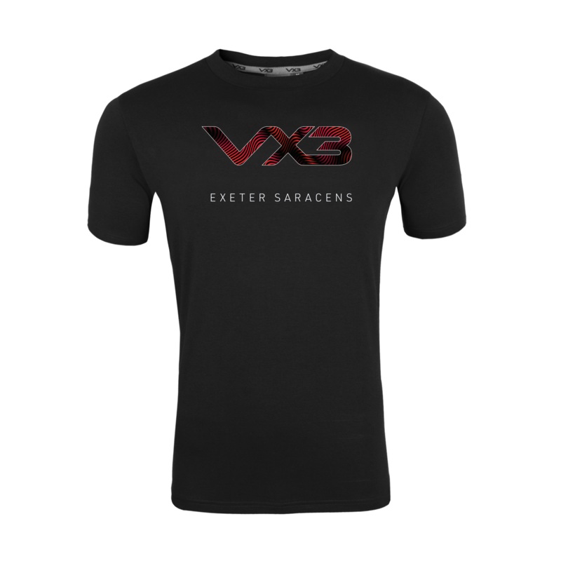 Exeter Saracens RFC Black Invicta Club Tee