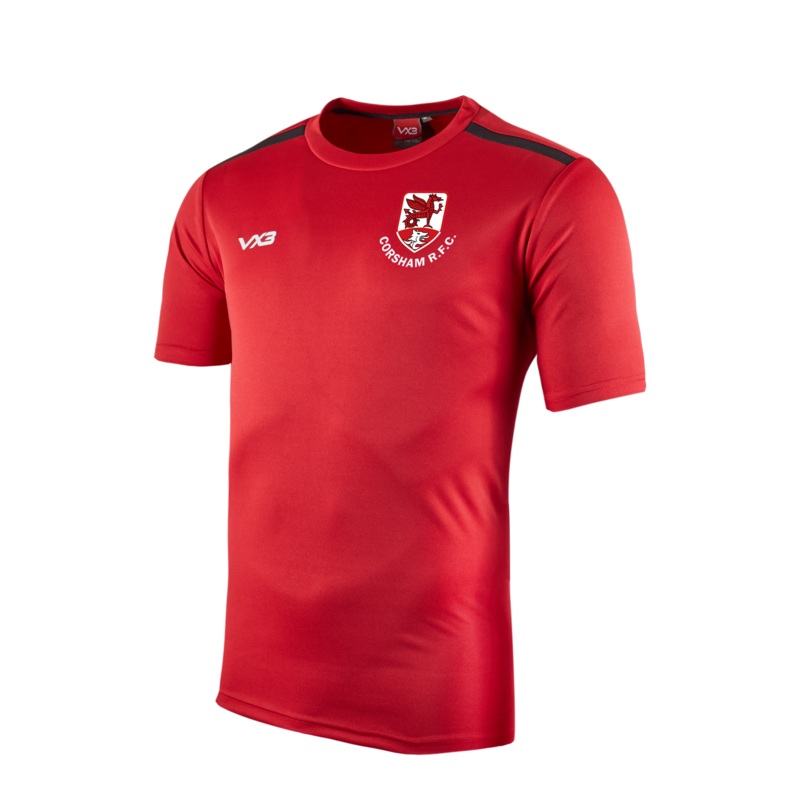 Corsham RFC Fortis Youth Tee Red