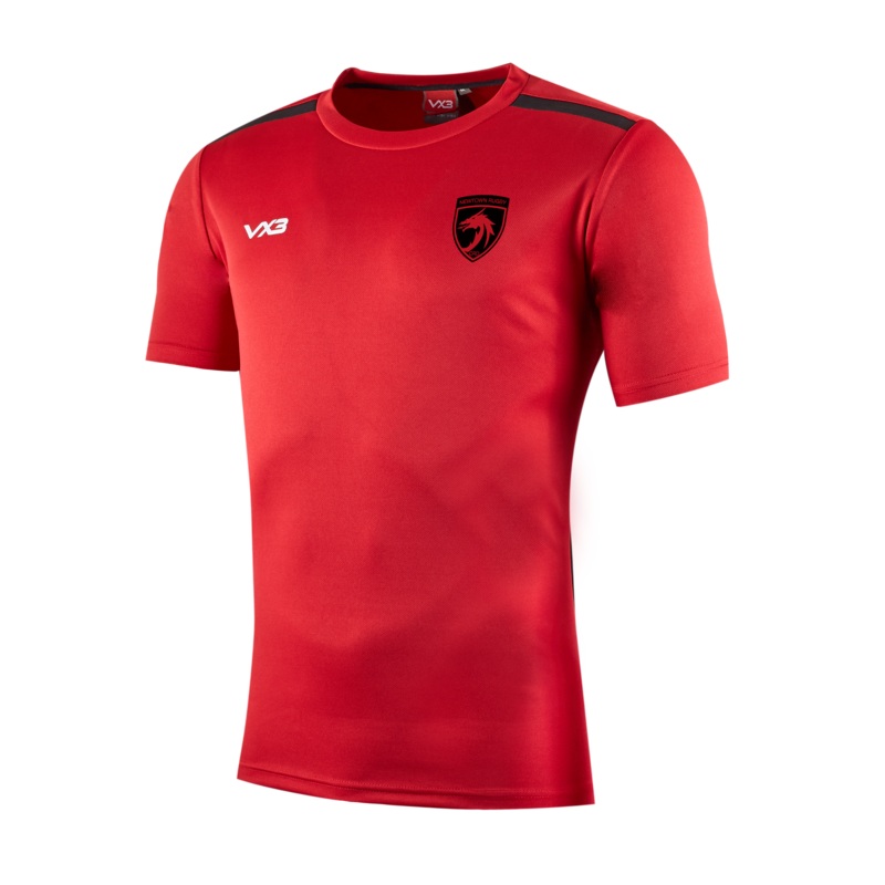 Newtown RFC Fortis Youth Tee Red