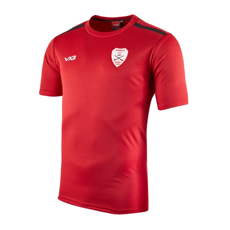 Peebles Hockey Club Red Fortis Youth Tee