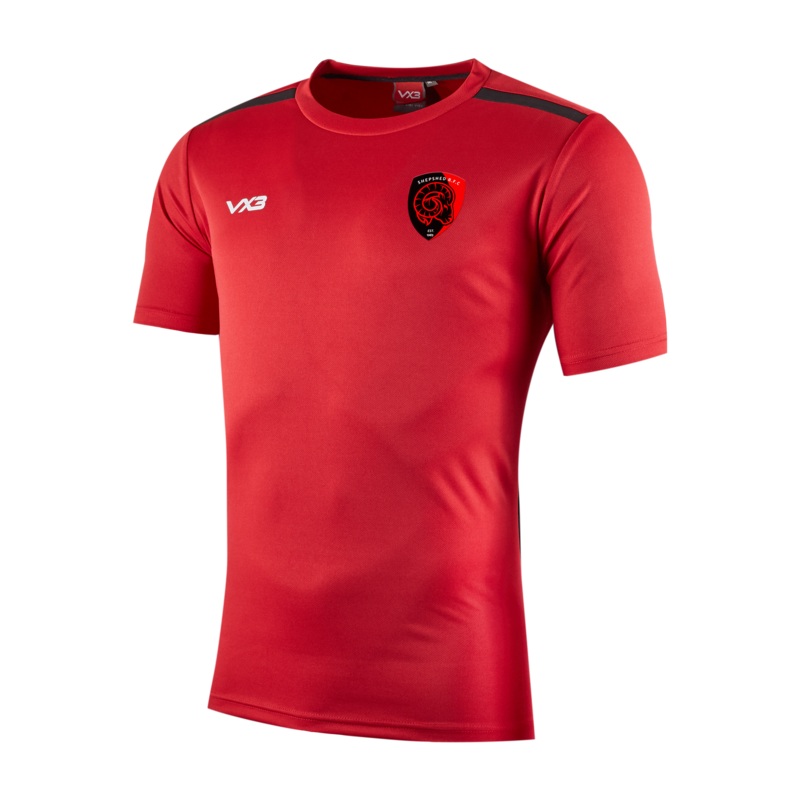 Shepshed RFC Fortis Youth Tee Red