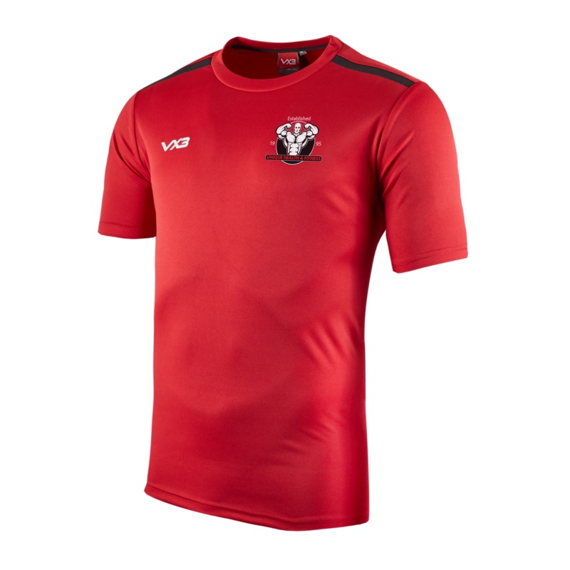Unique Health & Fitness Fortis Youth Tee Red