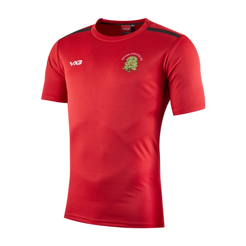 Upton Athletic Seniors Fortis Youth Tee Red