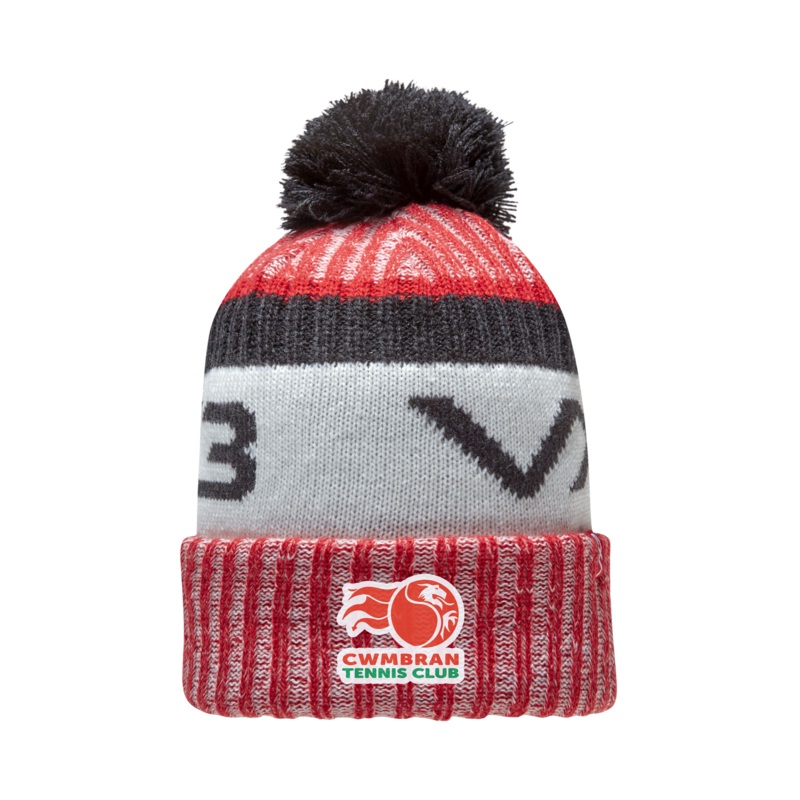 Cwmbran Tennis Club Fleece-Lined Bobble Hat