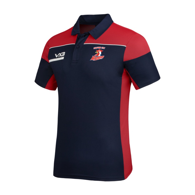Salford City Roosters Opus Polo - Navy Red