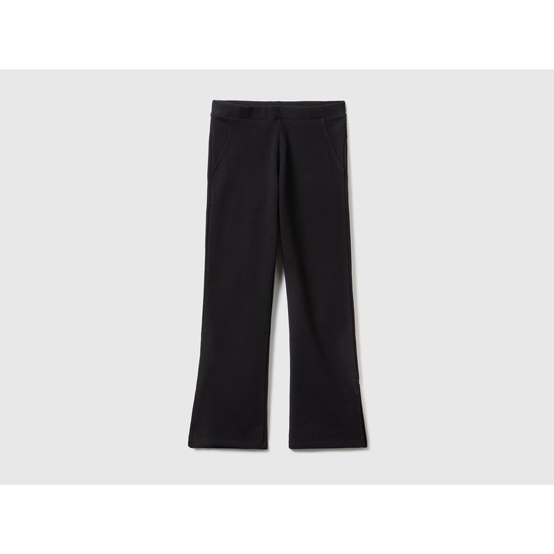 Flared Jeggings In Warm Sweat Fabric
