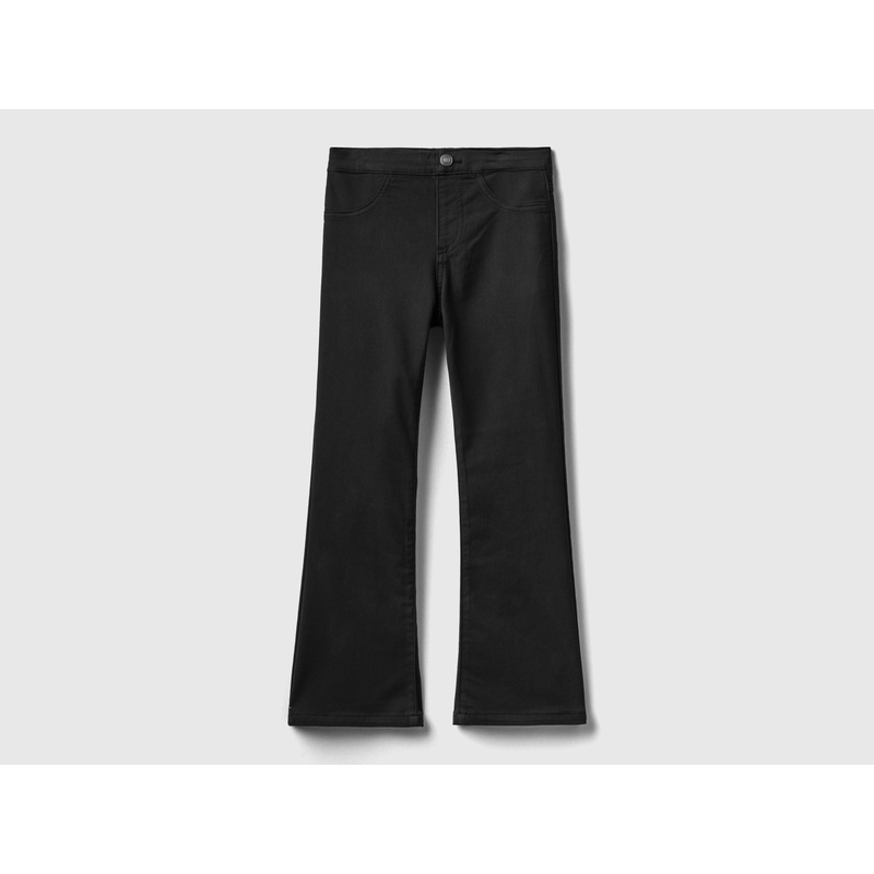 Flared Stretch Trousers