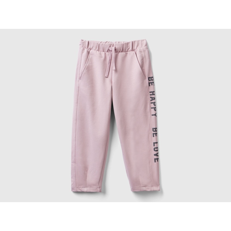 Joggers With Glitter Print