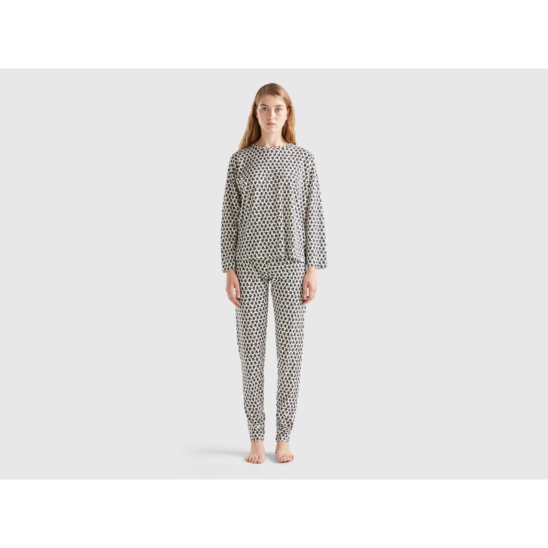 Trousers With Flower Print