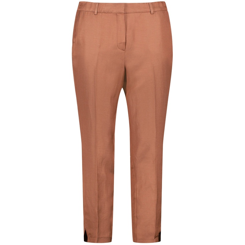 7/8-Length Linen Blend Trousers, Greta