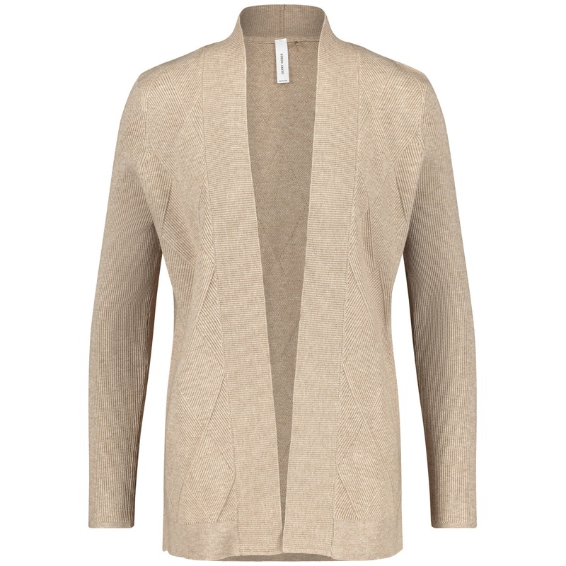 Beige Knitted Cardigan