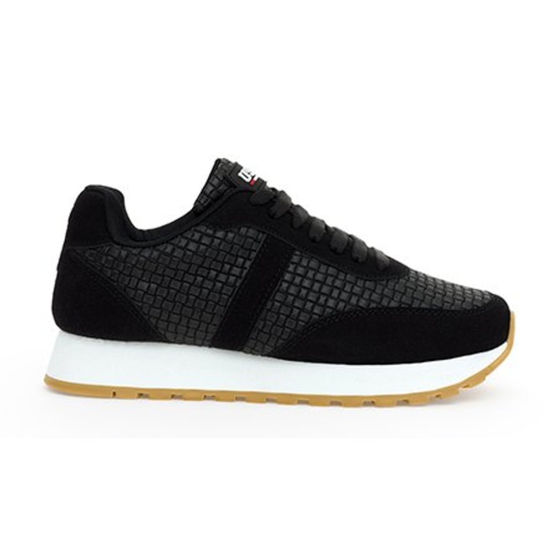 Black Sneakers With White Sole