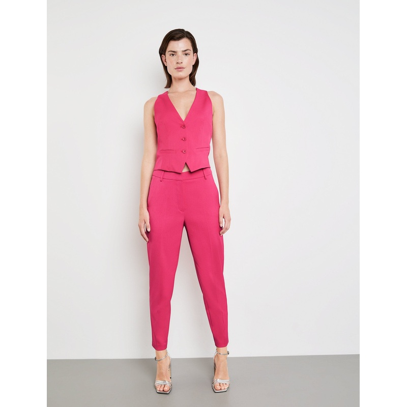 Fine 7/8-Length Trousers In A Slim Fit