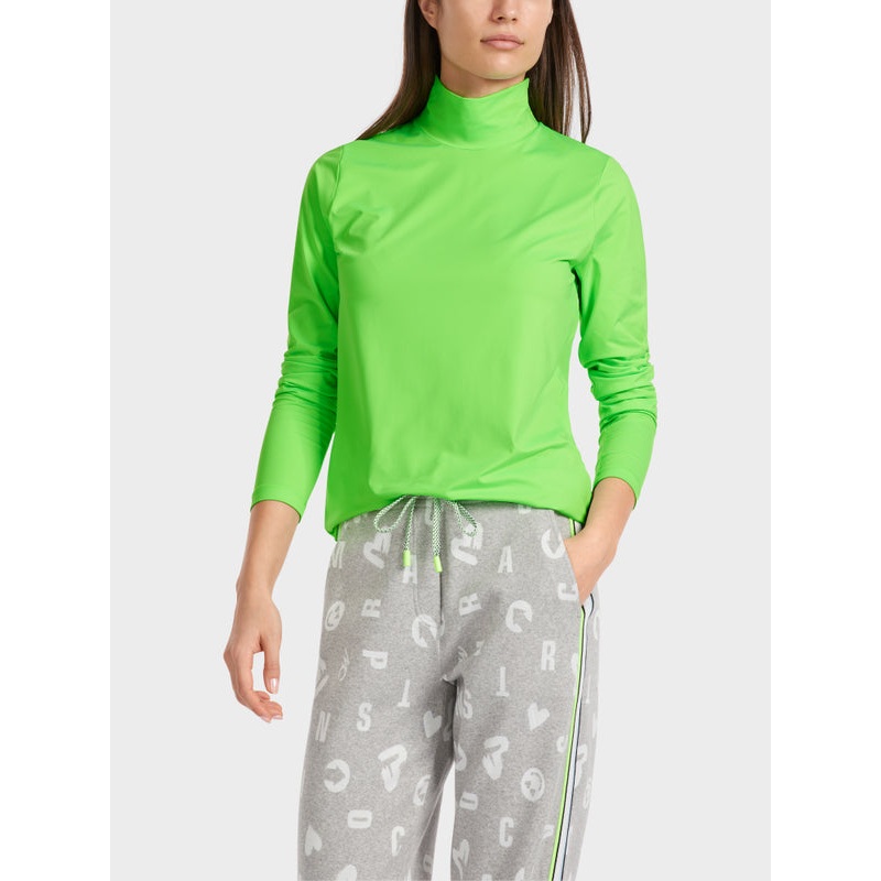 Lime Green Turtle-Neck Shirt