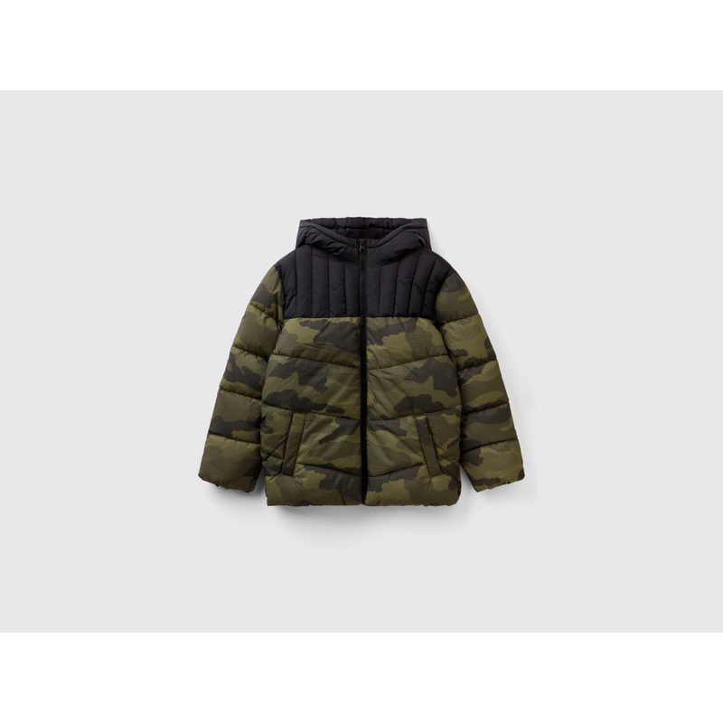 Military Green Camouflage Padded Jacket