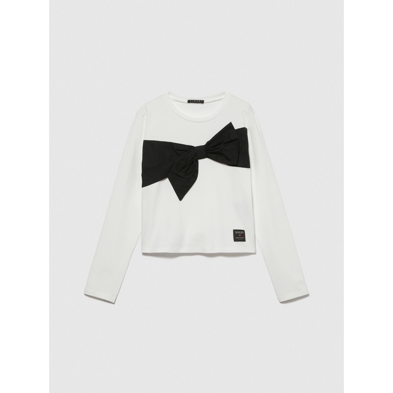T-Shirt With Maxi Bow