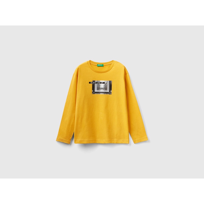 Warm T-Shirt With Photo Print