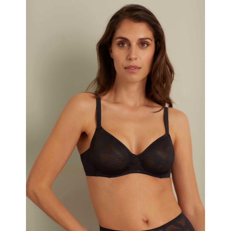 Waves Lace Balcony Bra