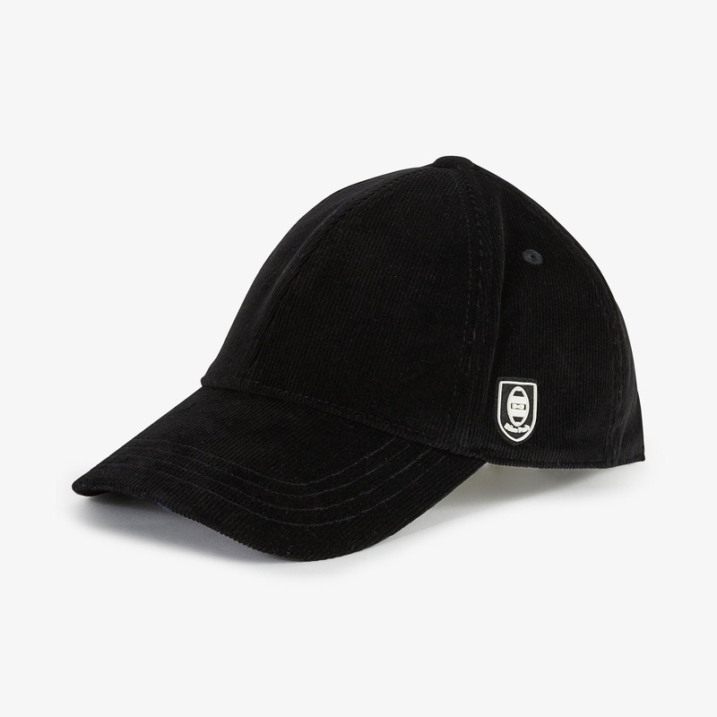Black Corduroy Cap