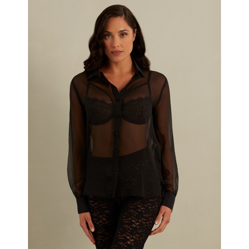 Black Lace Night Shirt
