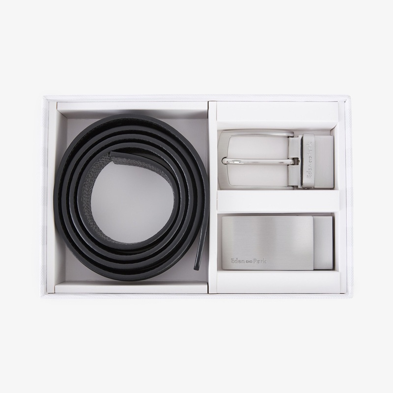 Black Leather Pack Belt