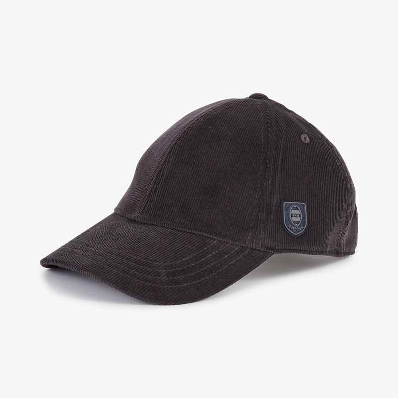 Dark Grey Corduroy Cap