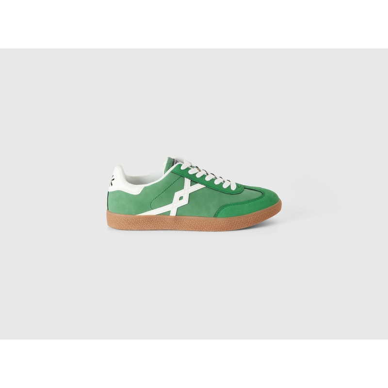 Green Low-Top Sneakers