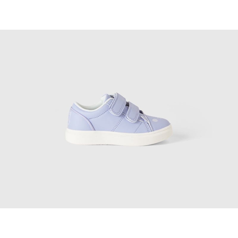 Low-Top Sneakers With Cat Face