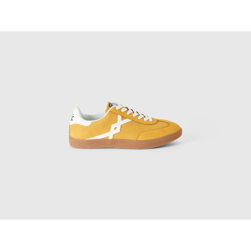 Mustard Yellow Low-Top Sneakers
