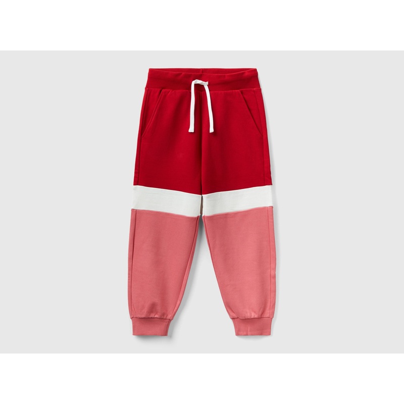 Pink And Red Joggers