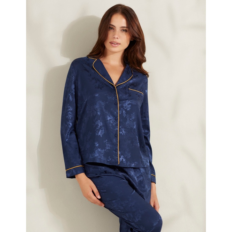 Royal Garden Night Shirt Pajama Set